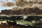 Gustave Courbet, The Stormy Sea(or The Wave